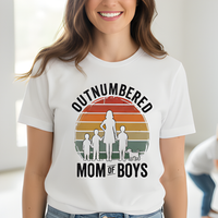 Load image into Gallery viewer, Outnumbered - Mom of Boys T-Shirt