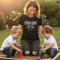 Load image into Gallery viewer, Ripped Jeans &amp; Dirty Knees T-Shirt