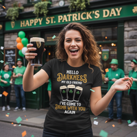 Load image into Gallery viewer, Hello Darkness My Old Friend T-Shirt: St Patrick’s Day